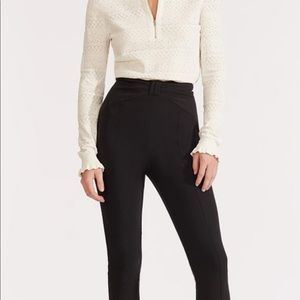 Veronica Beard Black Ferdinand Pants Size 0, NWT